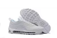 chaussures de course retro nike air max 97 super white